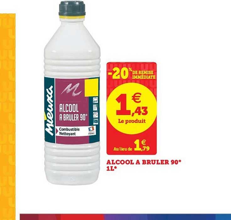 alcool à bruler 90° mieuxa