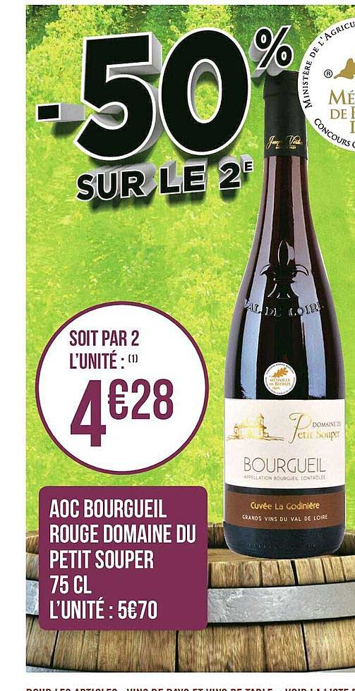 aoc bourgueil rouge domaine du petit souper
