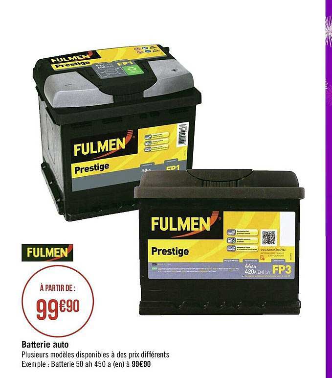 batterie auto fulmen