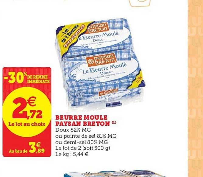 beurre moule paysan breton