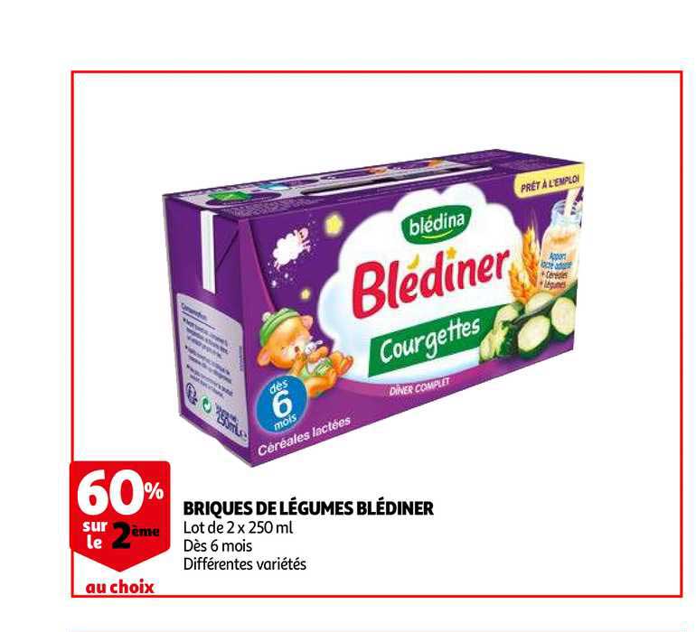 briques de légumes blédiner