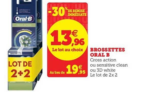 Brossettes Oral B