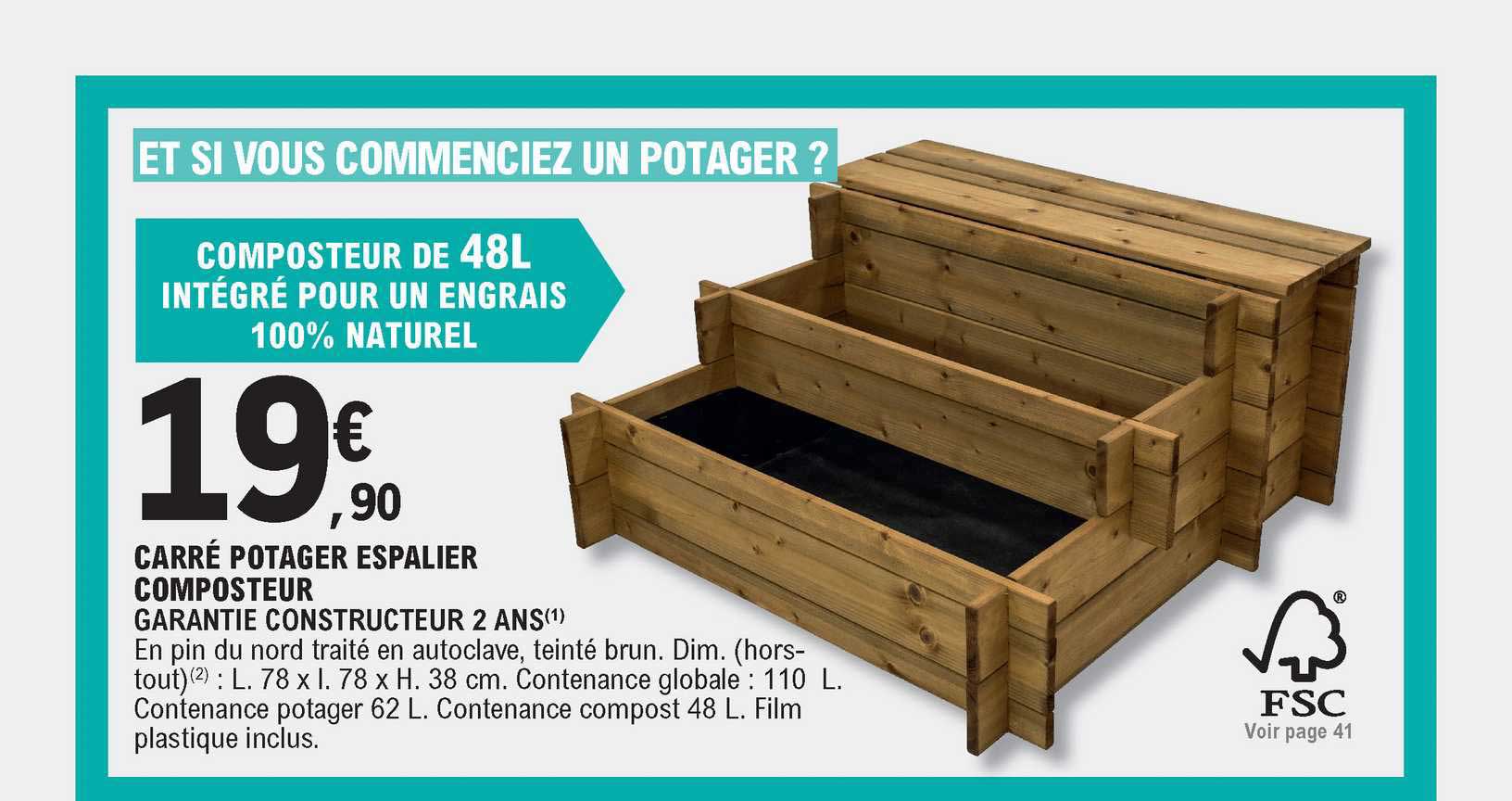 carré potager espalier composteur