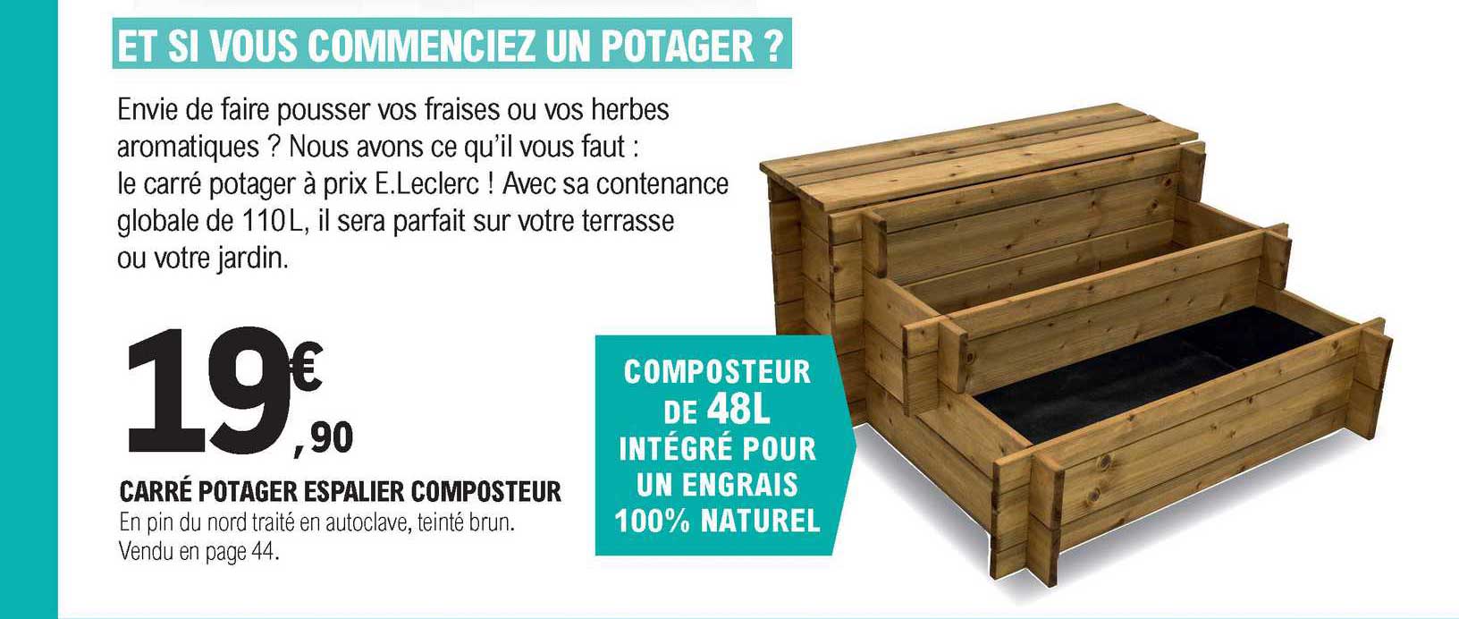 carré potager espalier composteur