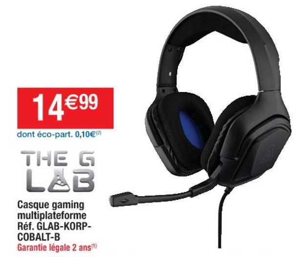 casque gaming multiplateforme glab-korp-cobalt-b