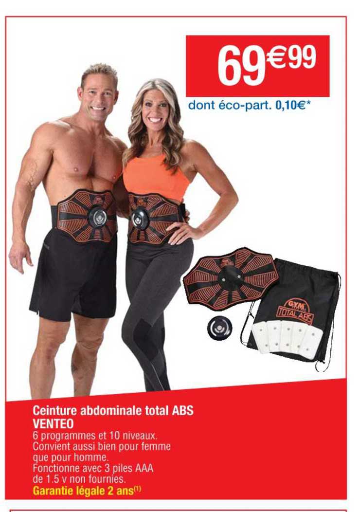 ceinture abdominale total abs venteo
