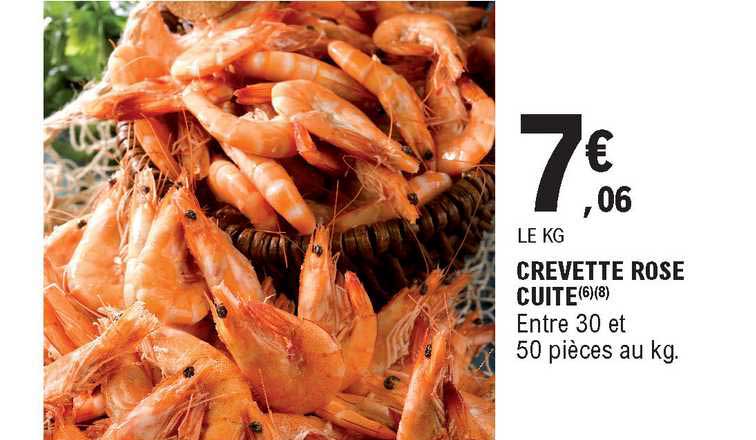 Crevette Rose Cuite