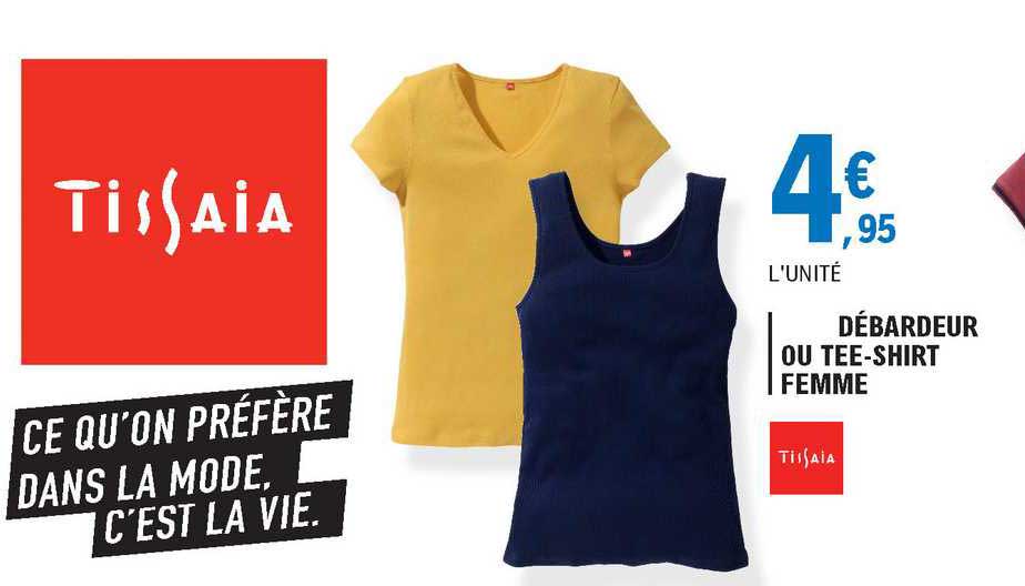 débardeur ou tee-shirt femme tissaia