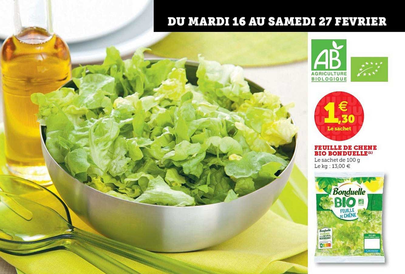 Feuille De Chêne Bio Bonduelle