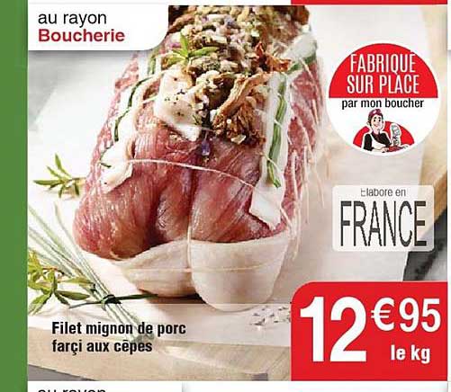 Filet Mignon De Porc Farci Aux Cèpes