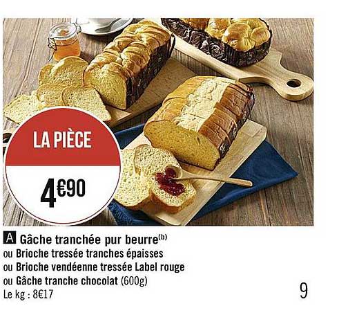 Gâches Tranchés Pur Beurre