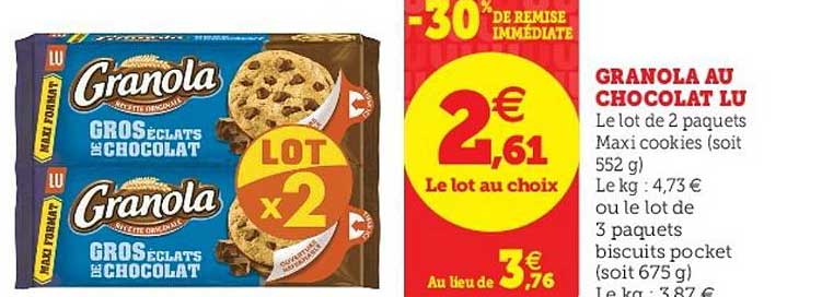 Granola Au Chocolat Lu