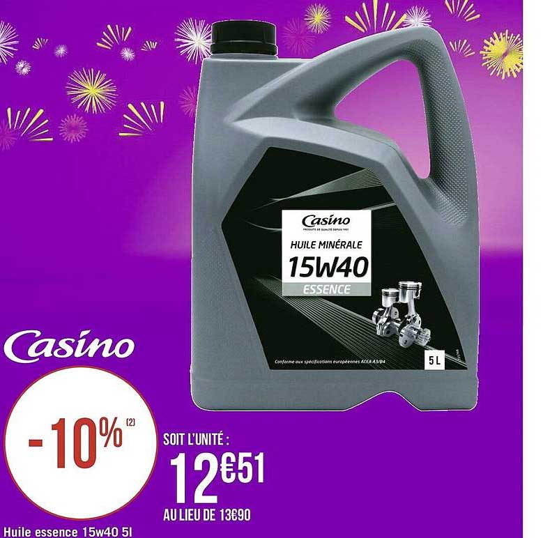 huile essence 15w40 5l