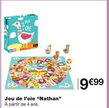 jeu de l'oie "nathan"