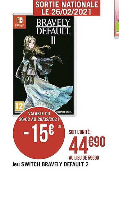 Jeu Switch Bravely Default 2