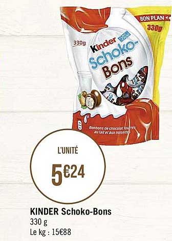 kinder schoko bons