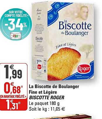 la biscotte de boulanger fine et légère biscotte roger