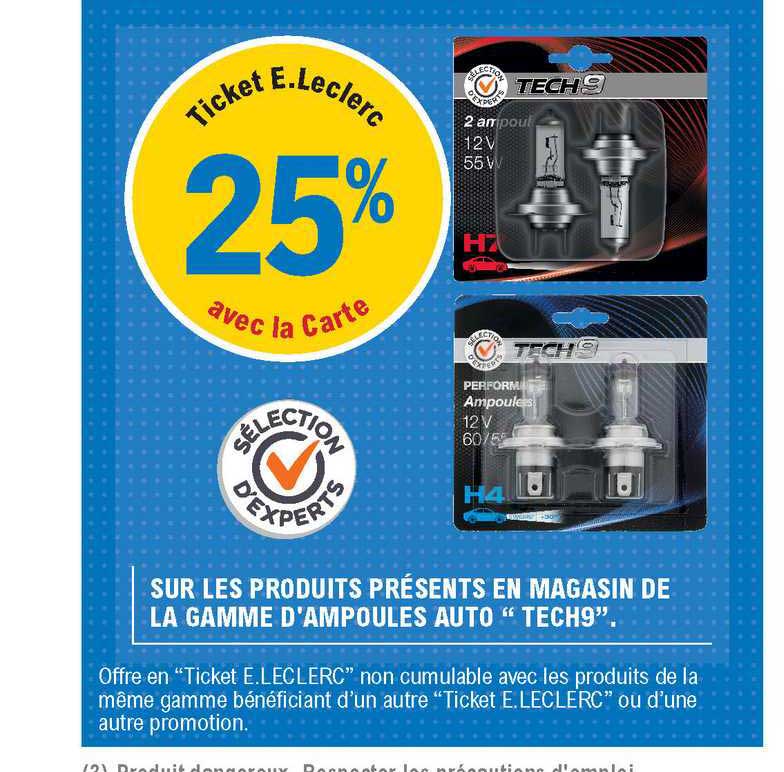 la gamme d'ampoules auto "tech9"