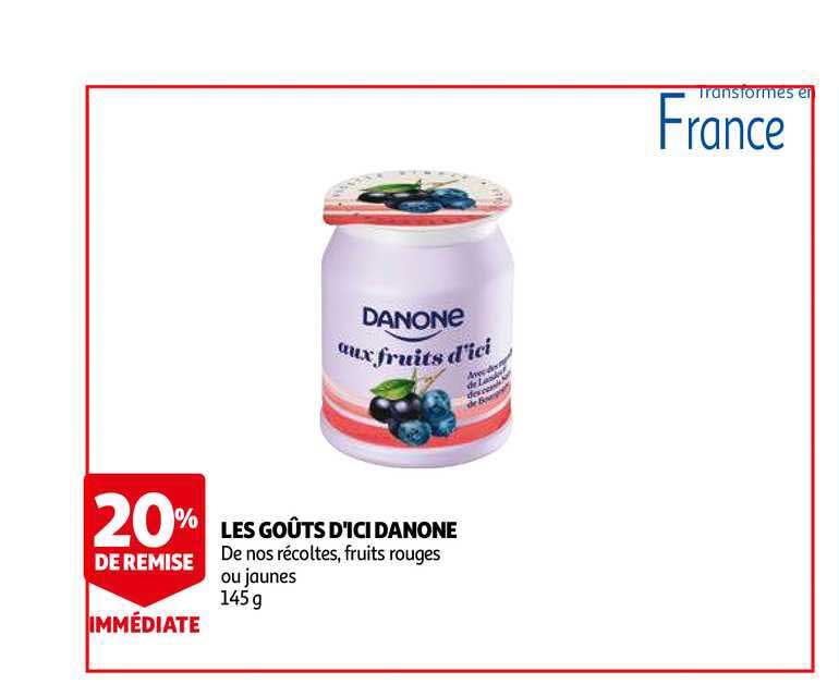 les goûts d'ici danone