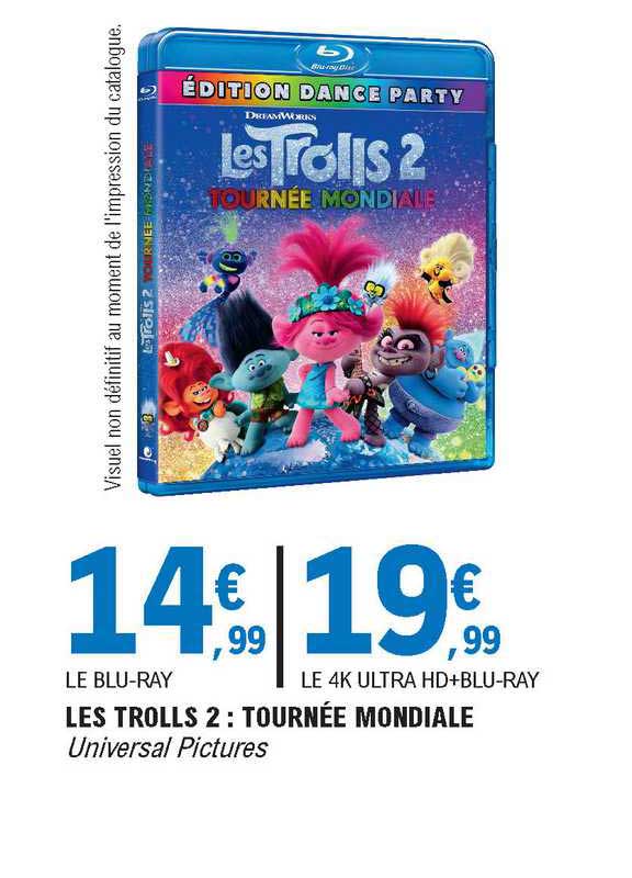 les trolls 2 : tournée mondiale