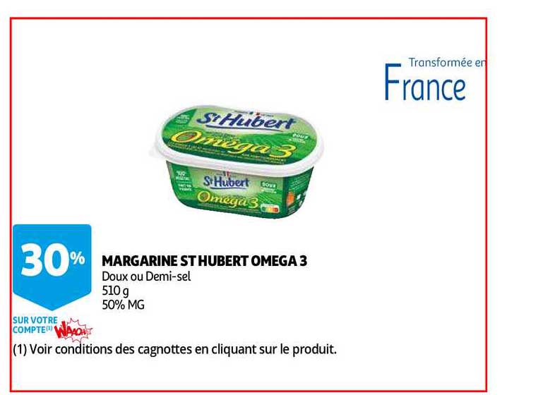 margarine st hubert omega 3