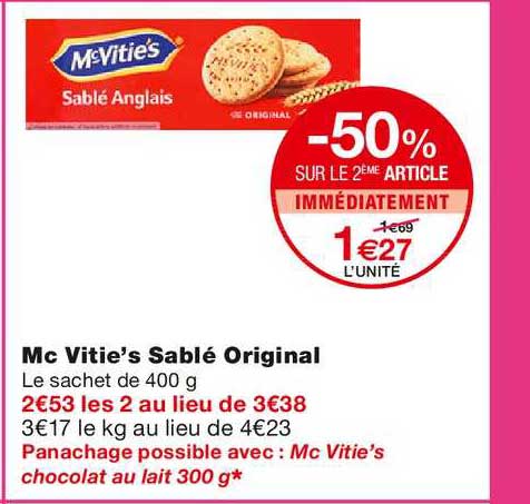 Mc Vitie's Sablé Original