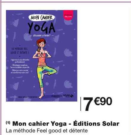mon cahier yoga - éditions solar