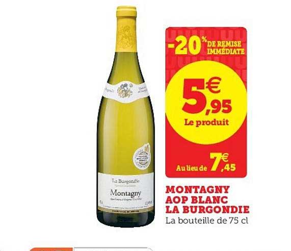 montagny aop blanc la burgondie