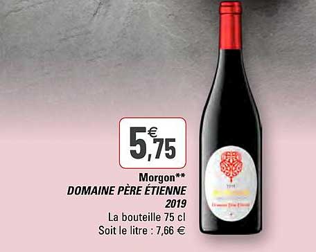 morgon domaine père étienne 2019