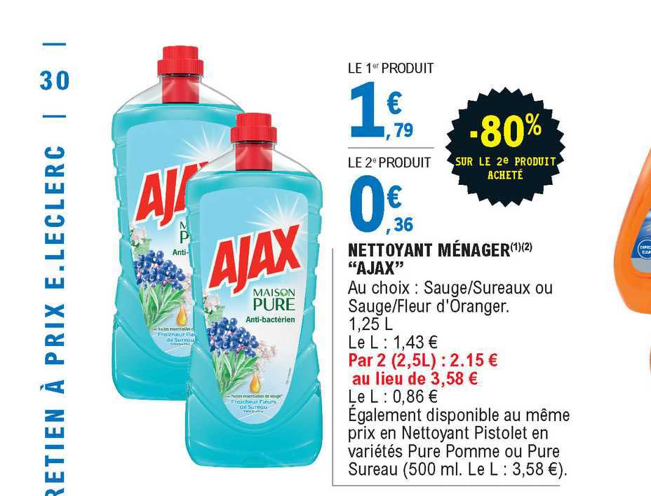 Nettoyant Ménager "ajax"