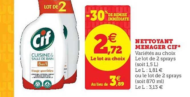 Nettoyant Ménager Cif