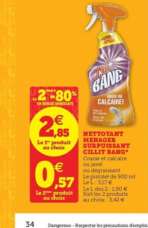 Nettoyant Ménager Surpuissant Cillit Bang