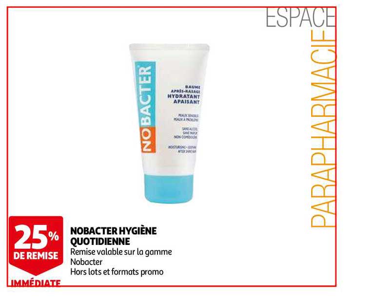 nobacter hygiène quotidienne