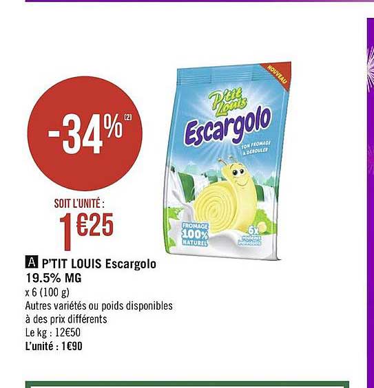 p'tit louis escargolo 19.5% mg
