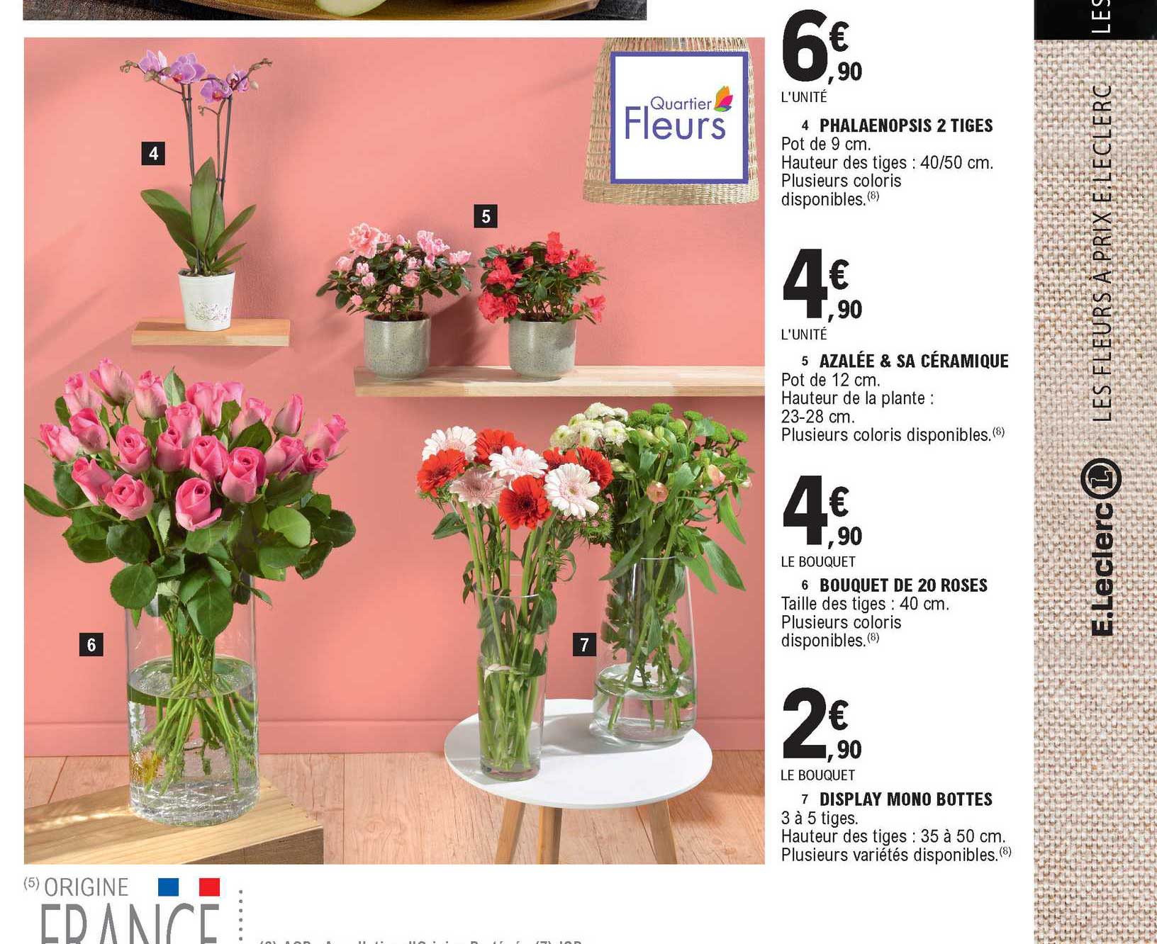 phalaenopsis 2 tiges, azalée & sa céramique, bouquet de 20 roses, display mono bottes