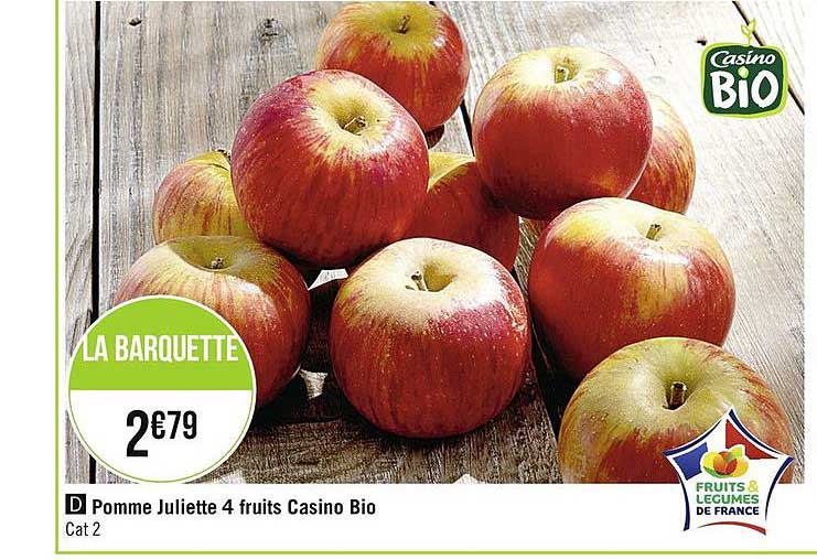 Pomme Juliette 4 Fruits Casino Bio