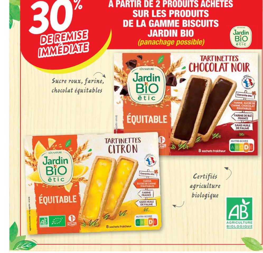 Produits De La Gamme Biscuits Jardin Bio