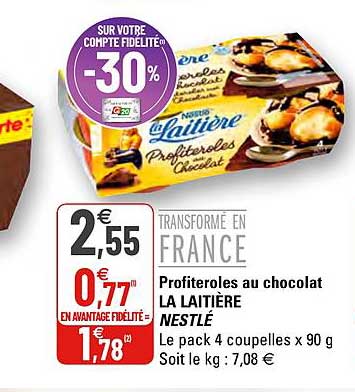 Profiteroles Au Chocolat La Laitière Nestlé