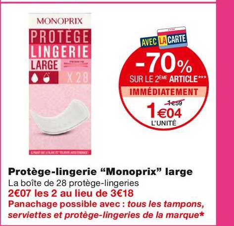 protège-lingerie "monoprix" large