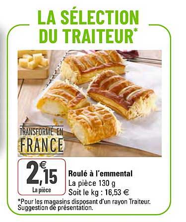 Roulé à L'emmental