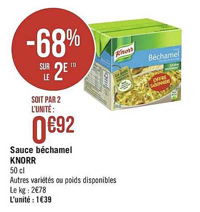 Sauce Béchamel Knorr