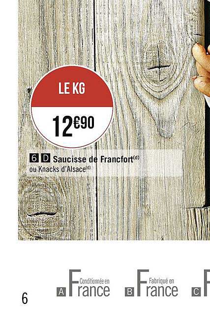 saucisse de francfort