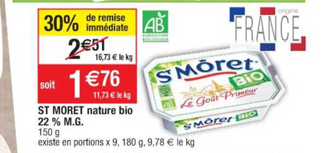 st moret nature bio 22% m.g.