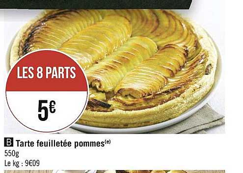 Tarte Feuilletée Pommes