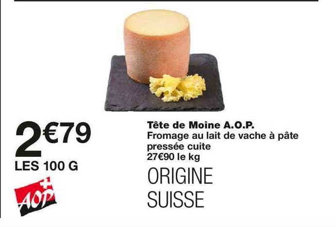 tête de moine a.o.p.