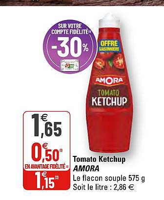 tomato ketchup amora