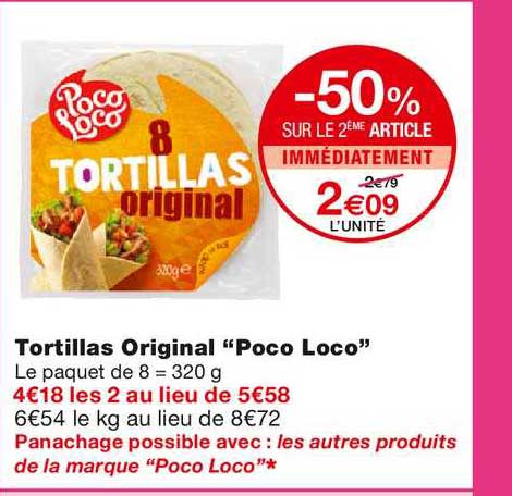 tortillas original "poco loco"