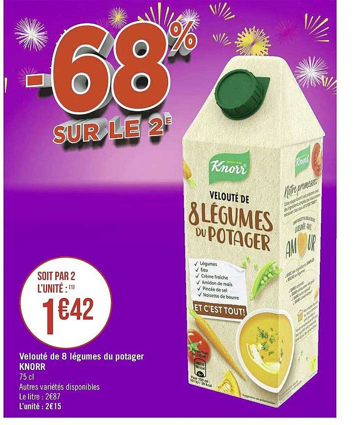 Velouté De 8 Légumes Du Potager Knorr