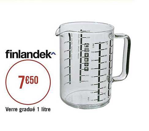 verre gradué 1 litres finlandek^