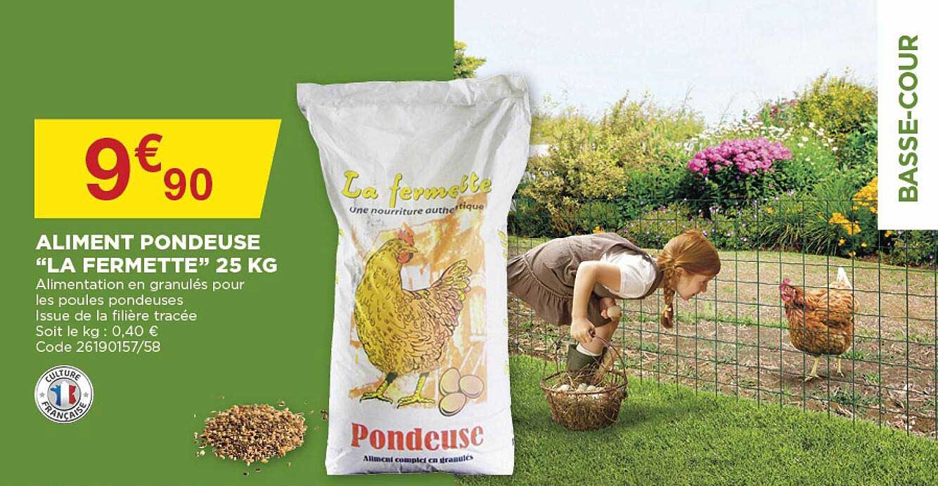 aliment pondeuse "la fermette" 25 kg